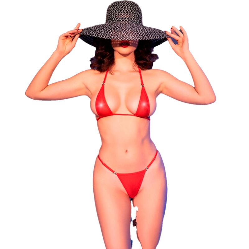 CHILIROSE - CR 4840 MICRO BIKINI RED S/M - Bild 4