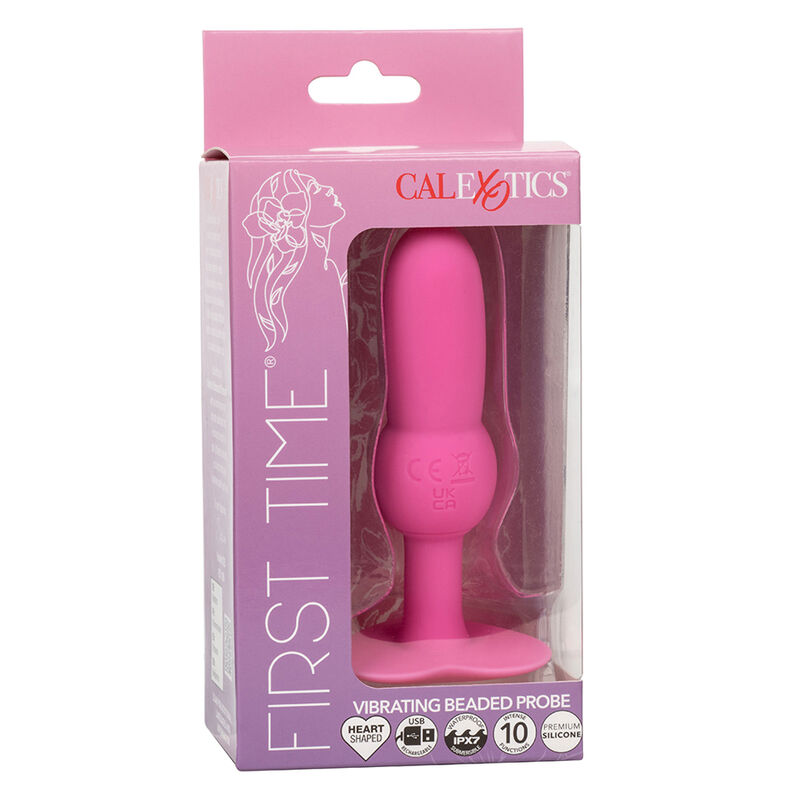 CALEXOTICS - FIRST TIME ANAL PLUG BEADED PROBE 10 VIBRATIONS PINK - Bild 6