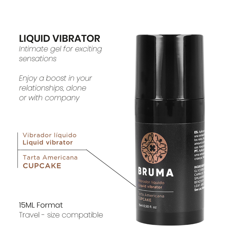 BRUMA - LIQUID VIBRATOR ULTRA SLIDING CUPCAKE 15 ML - Bild 3