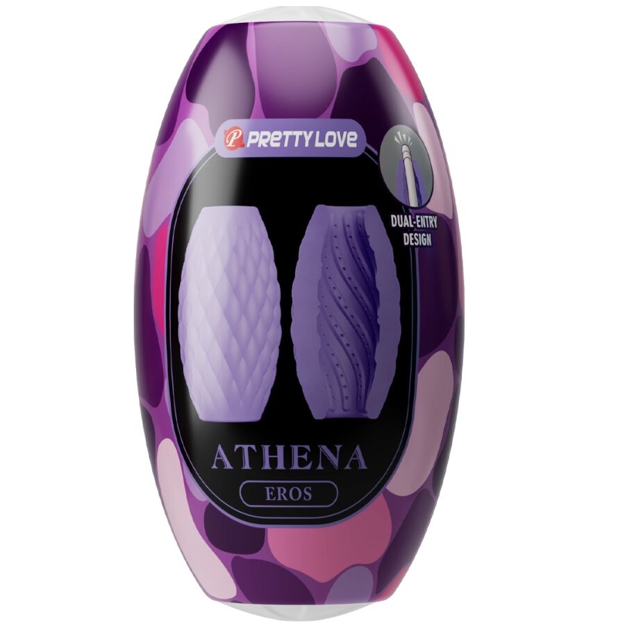 PRETTY LOVE - ATHENA EROS SILICONE MALE MASTURBATOR PURPLE - Bild 4
