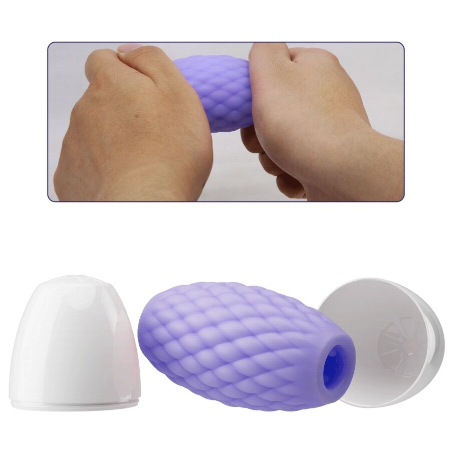 PRETTY LOVE - ATHENA EROS SILICONE MALE MASTURBATOR PURPLE - Bild 6