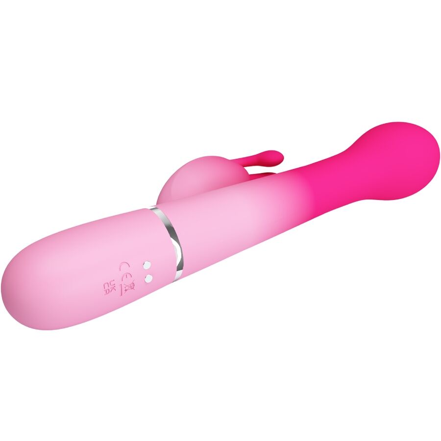 PRETTY LOVE - DEJON 3 IN 1 MULTIFUNCTION RABBIT VIBRATOR PINK - Bild 10