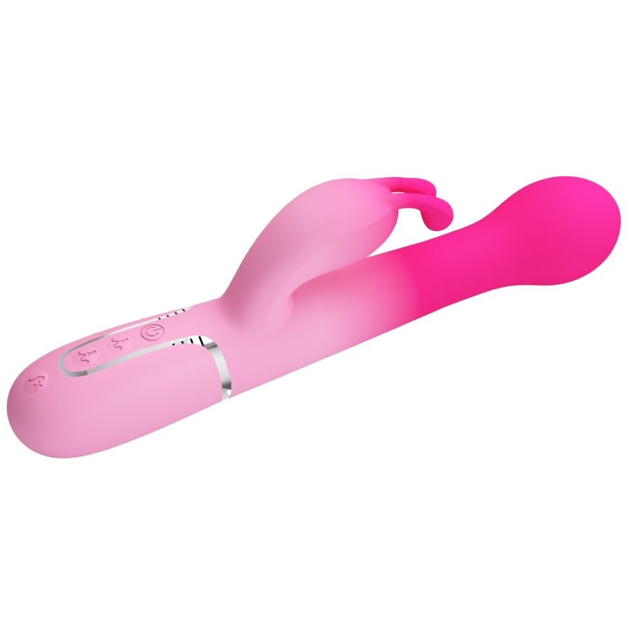 PRETTY LOVE - DEJON 3 IN 1 MULTIFUNCTION RABBIT VIBRATOR PINK - Bild 8