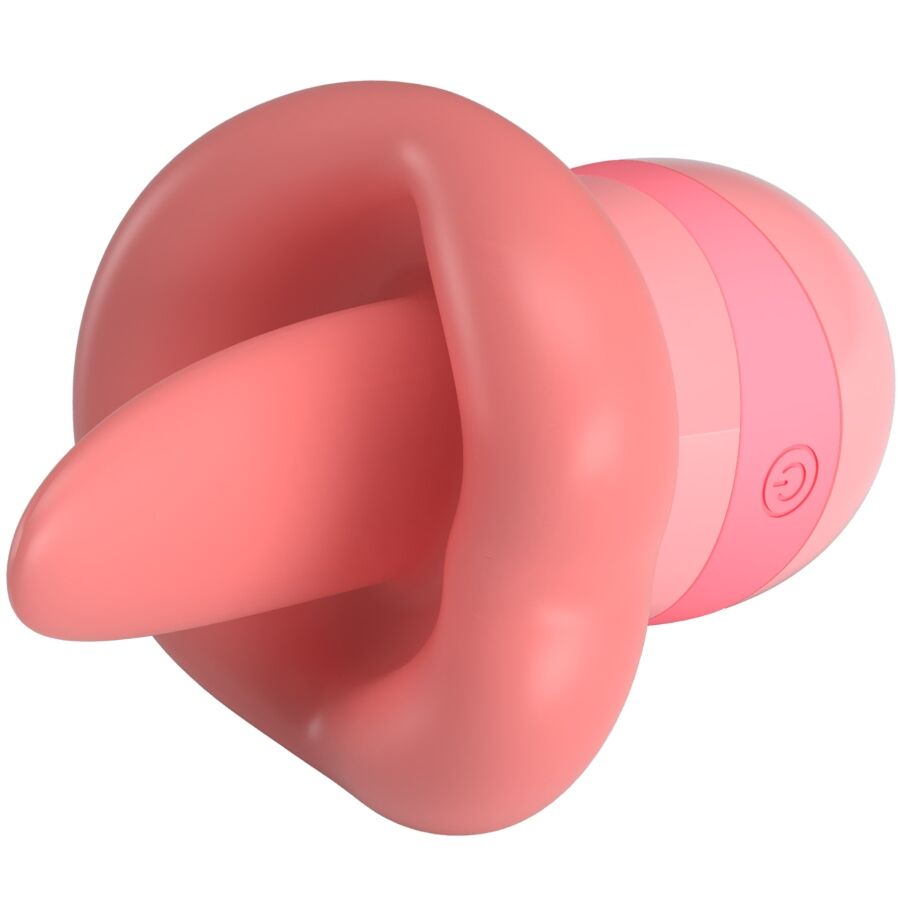 Alternative view of PRETTY LOVE - KYLEE TONGUE CLITORIS STIMULATOR 10 VIBRATIONS NUDE PINK