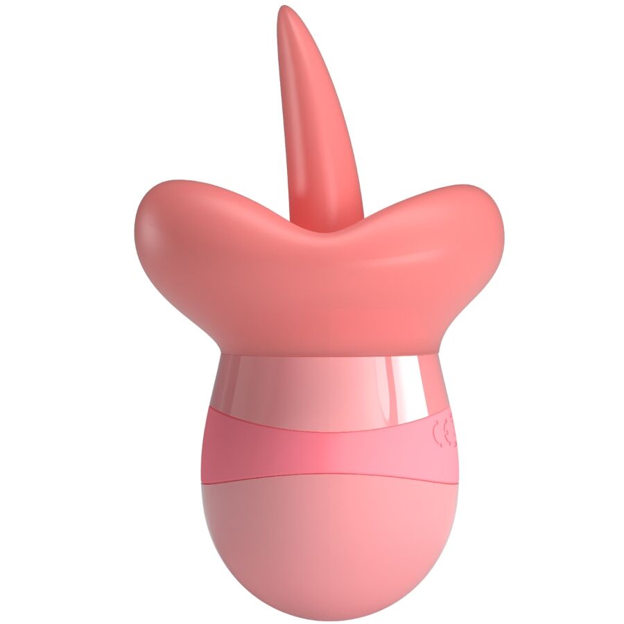 PRETTY LOVE - KYLEE TONGUE CLITORIS STIMULATOR 10 VIBRATIONS NUDE PINK - Bild 5