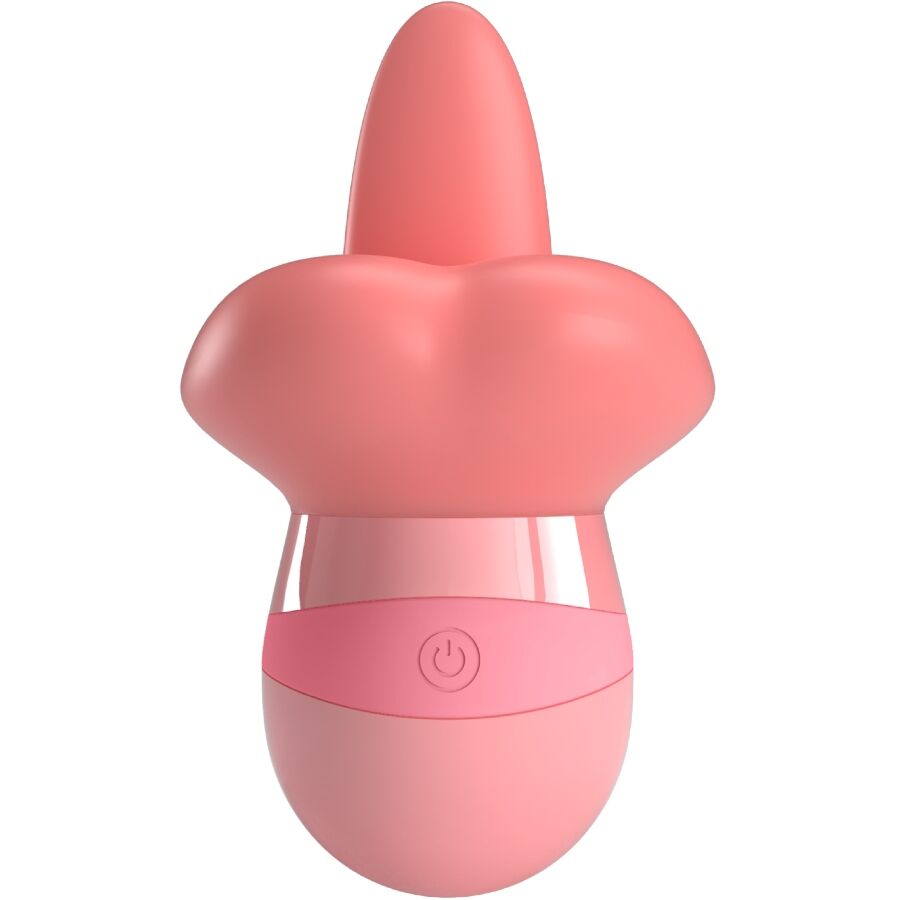 PRETTY LOVE - KYLEE TONGUE CLITORIS STIMULATOR 10 VIBRATIONS NUDE PINK - Bild 6