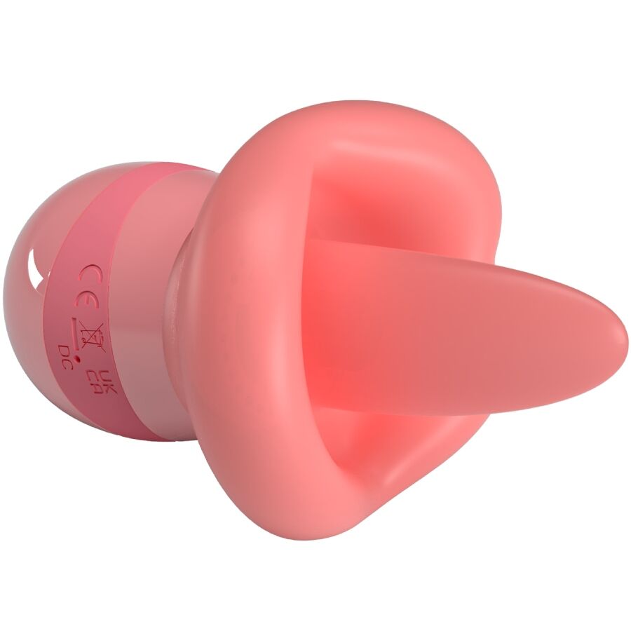 PRETTY LOVE - KYLEE TONGUE CLITORIS STIMULATOR 10 VIBRATIONS NUDE PINK - Bild 7