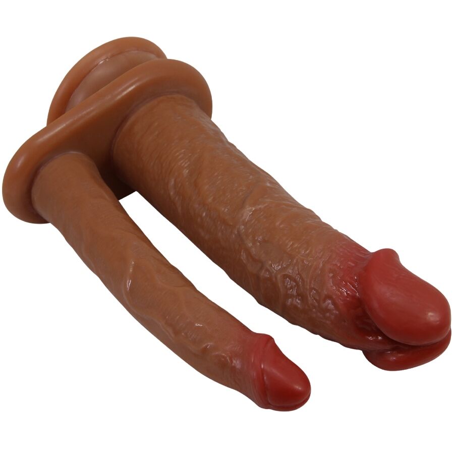 PRETTY LOVE - GORAN DOUBLE DILDO REALISTIC NATURAL MULATO - Bild 6
