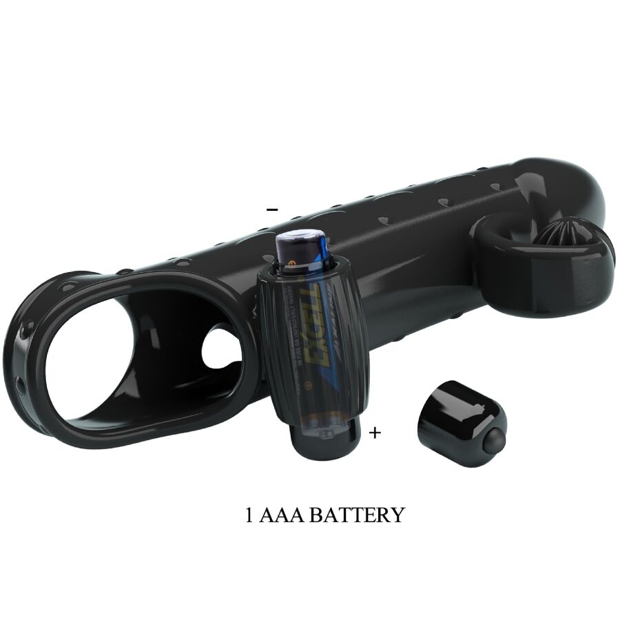 ROMANCE - VIBRATING PENIS SLEEVE BLACK - Bild 6