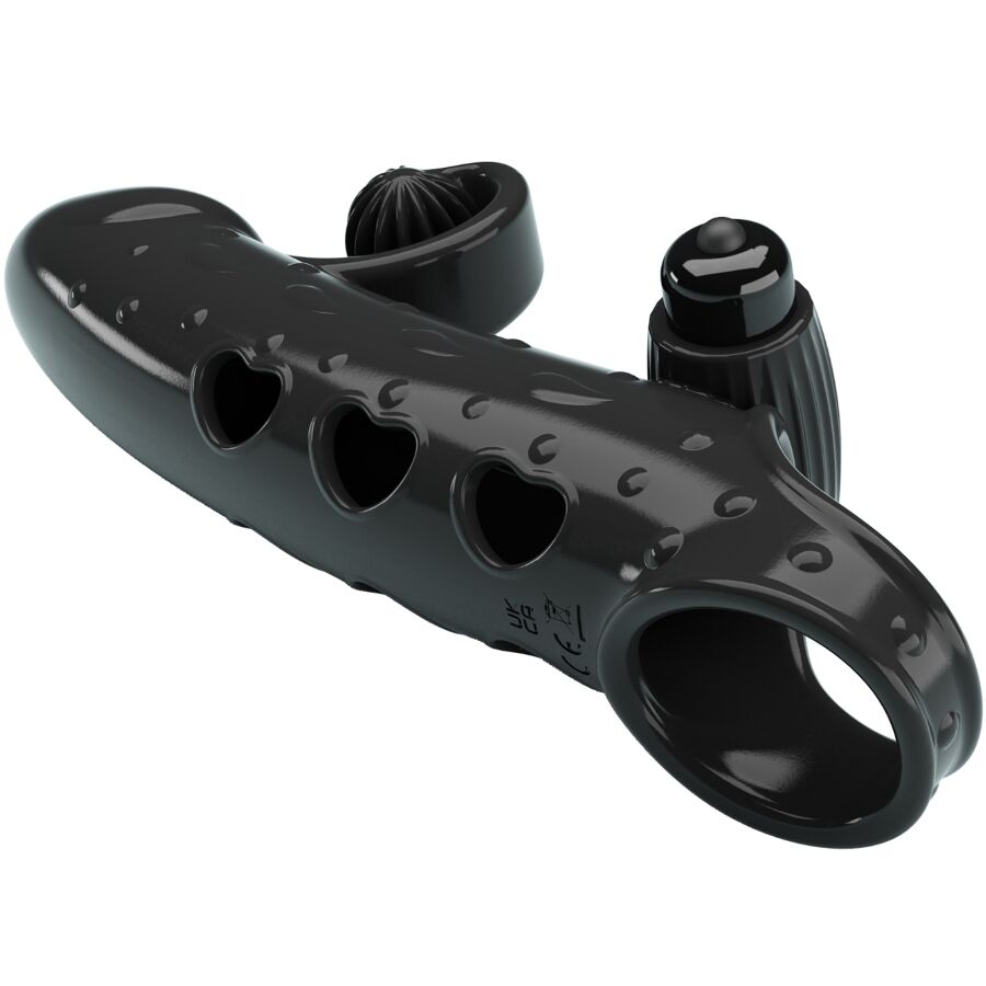 ROMANCE - VIBRATING PENIS SLEEVE BLACK - Bild 11