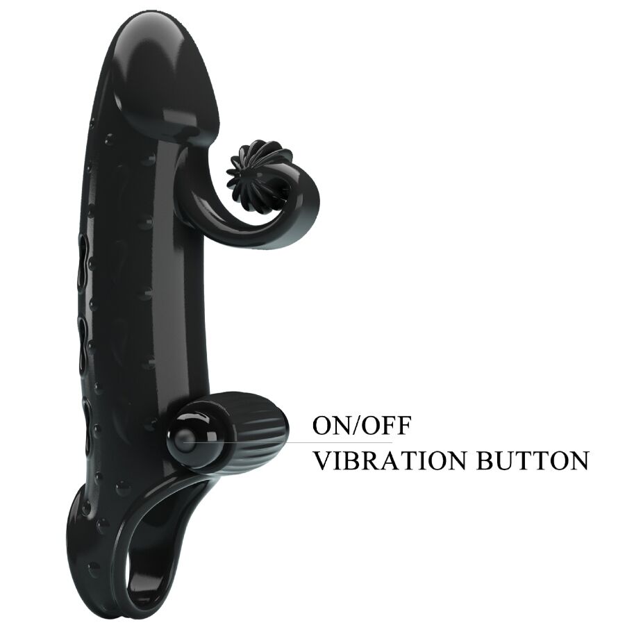 ROMANCE - VIBRATING PENIS SLEEVE BLACK - Bild 7