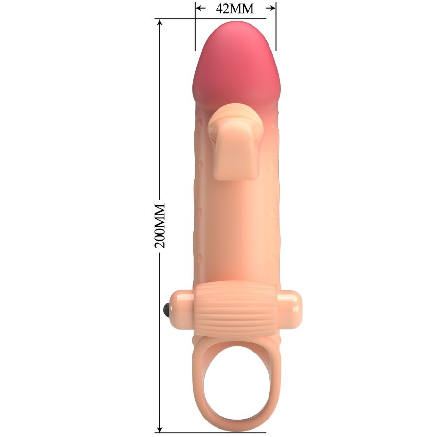 ROMANCE - VIBRATING PENIS SLEEVE NATURAL - Bild 8