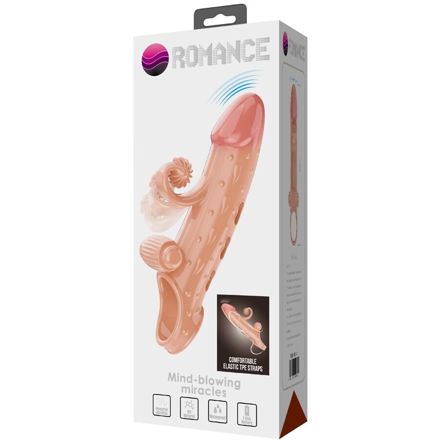 ROMANCE - VIBRATING PENIS SLEEVE NATURAL - Bild 11