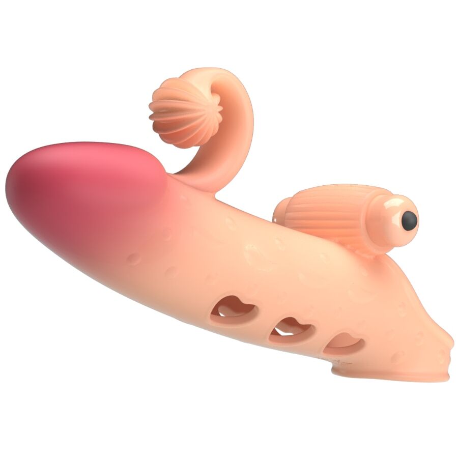 ROMANCE - VIBRATING PENIS SLEEVE NATURAL - Bild 5