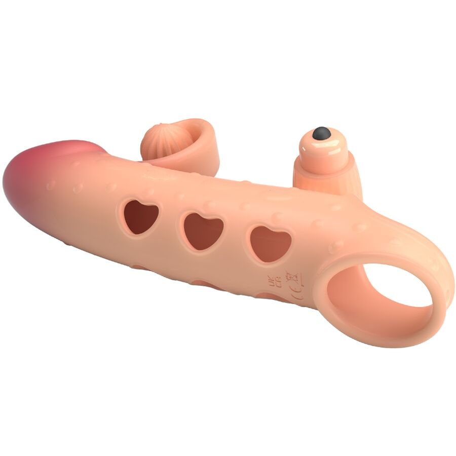 ROMANCE - VIBRATING PENIS SLEEVE NATURAL - Bild 4