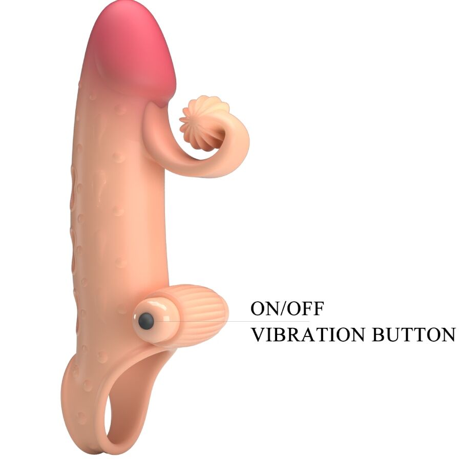 ROMANCE - VIBRATING PENIS SLEEVE NATURAL - Bild 9