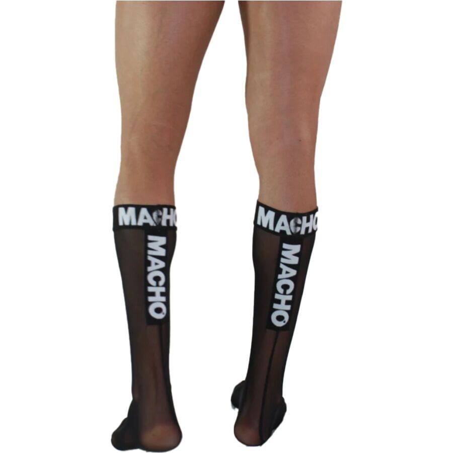 MACHO - THIN SOCKS ONE SIZE BLACK - Bild 4