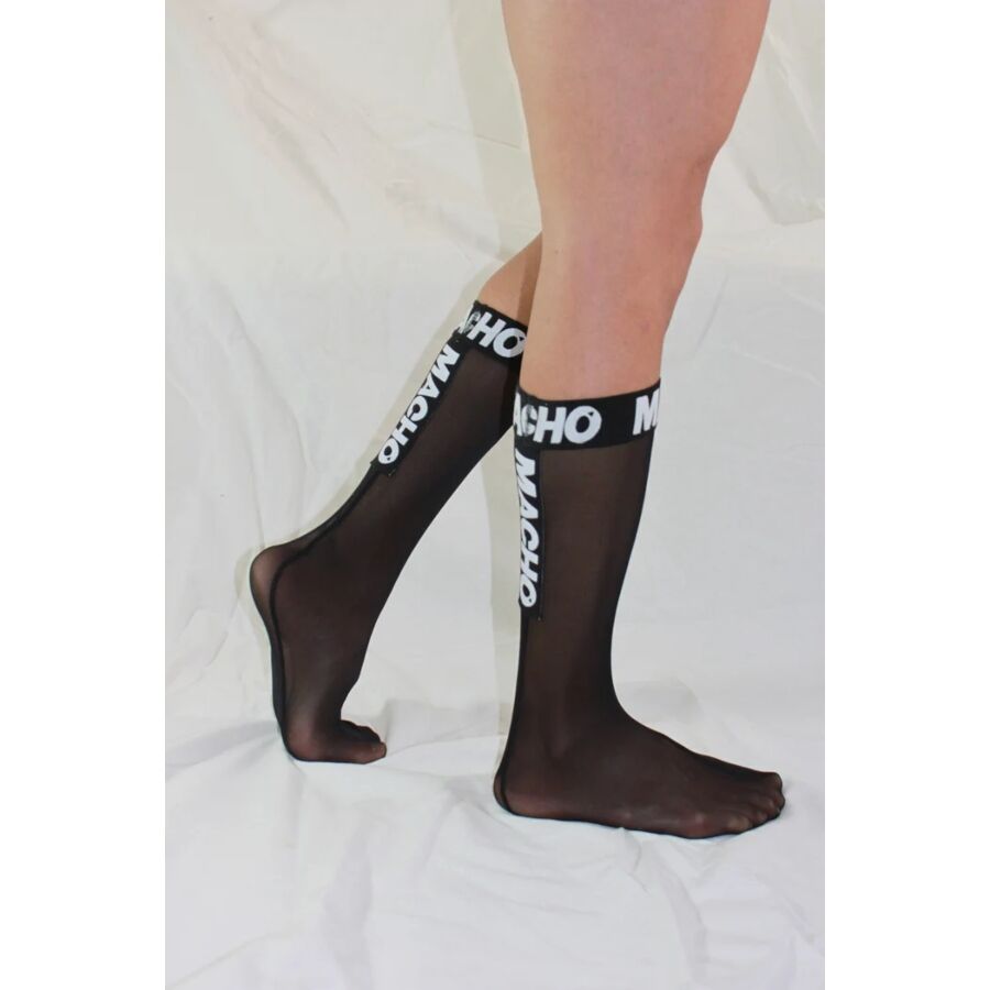 MACHO - THIN SOCKS ONE SIZE BLACK - Bild 6
