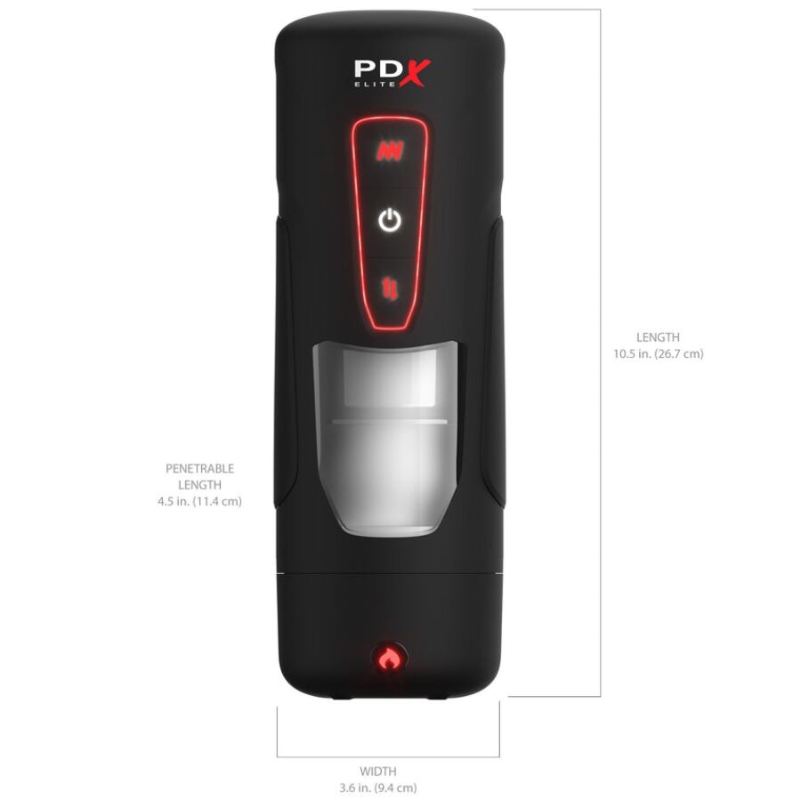 PDX ELITE - MILK ME HOTTER AUTOMATIC MASTURBATOR WITH THRUSTING AND HEAT EFFECT VIBRATION - Bild 5