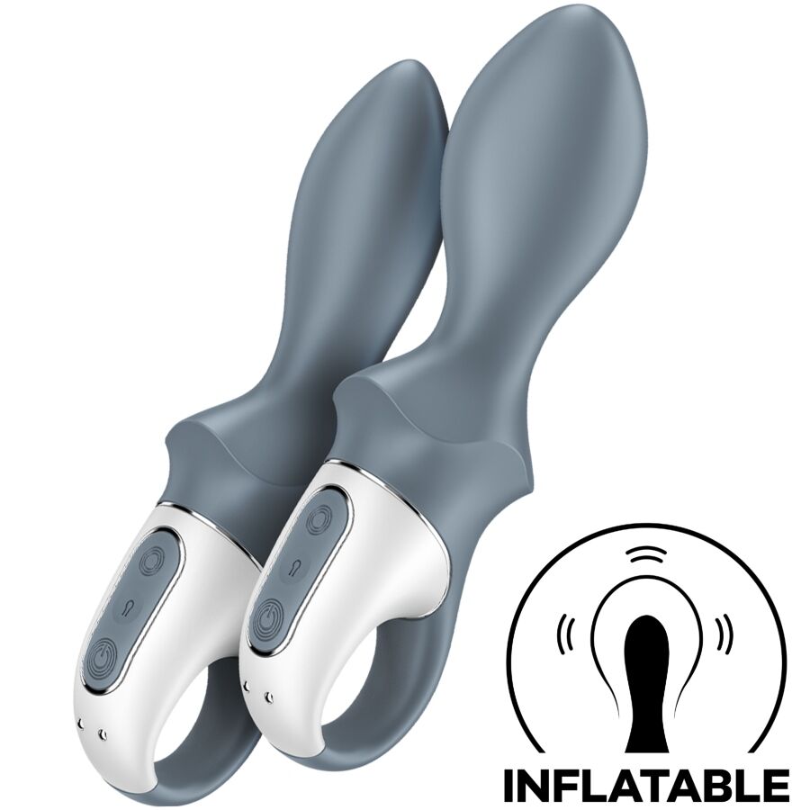 Alternative view of SATISFYER - AIR PUMP BOOTY 1 ANAL INFLATABLE VIBRATOR GREY