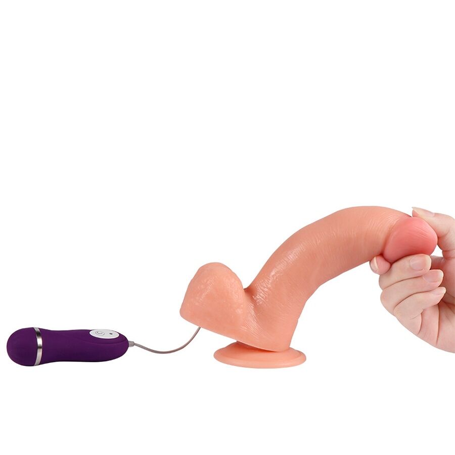 SHEQU - PHANTOM VIBRATING DILDO WITH REMOTE CONTROL 20 CM - Bild 4