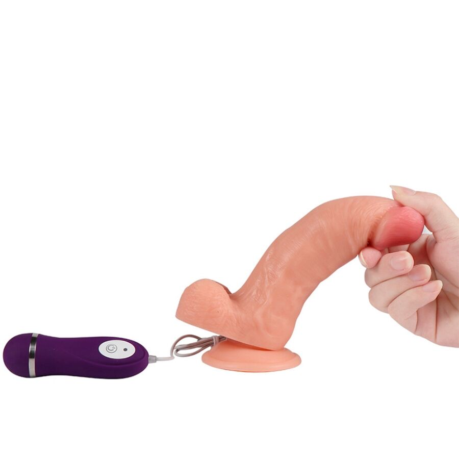SHEQU - IRON DRAGON VIBRATOR DILDO WITH REMOTE CONTROL 17.5 CM - Bild 3