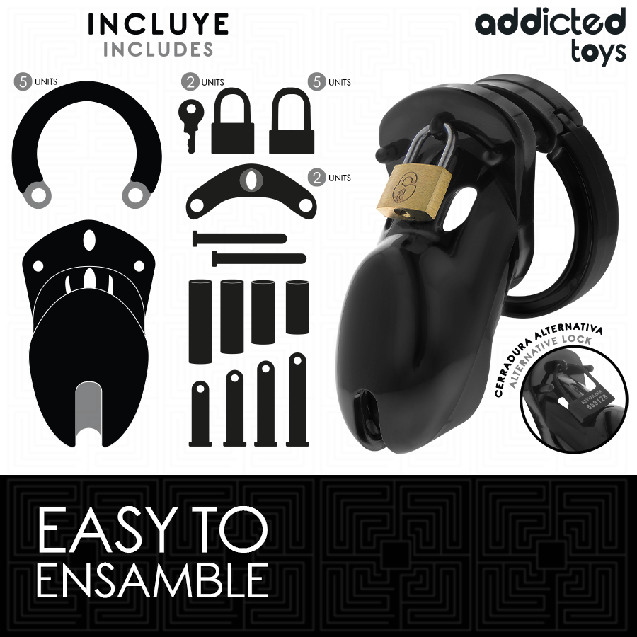 ADDICTED TOYS LOCKED - FORBIDDEN VAULT PENIS CAGE 10 CM - Bild 3