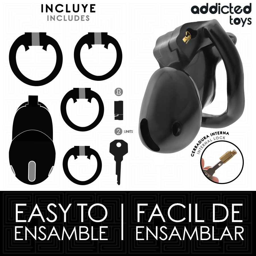 ADDICTED TOYS LOCKED - MINDNIGHT CELL PENIS CAGE SIZE S - Bild 3