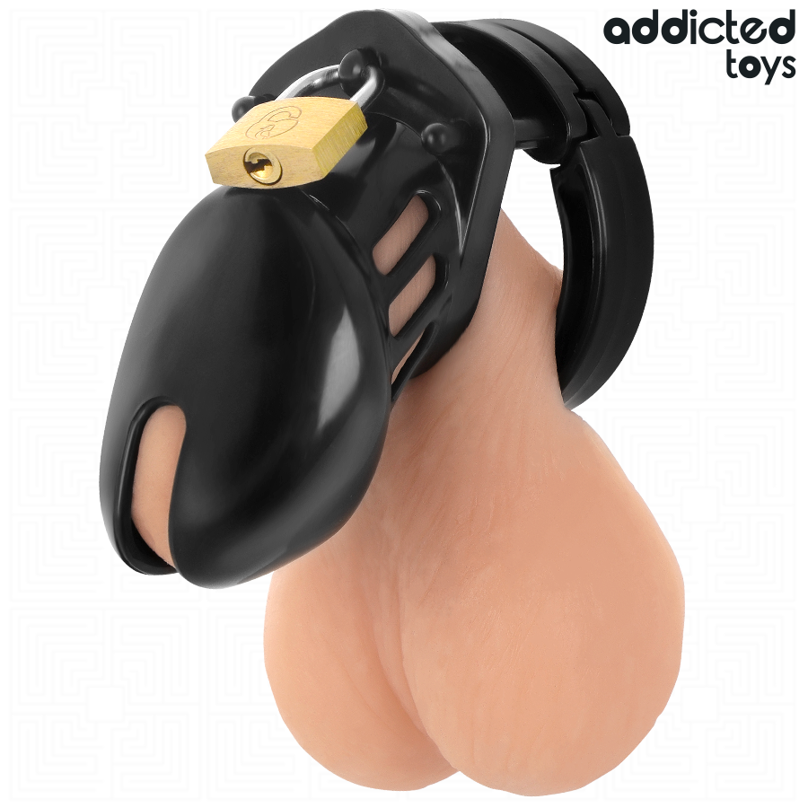 ADDICTED TOYS LOCKED - OBSIDIAN HOLD PENIS CAGE SIZE S - Bild 7