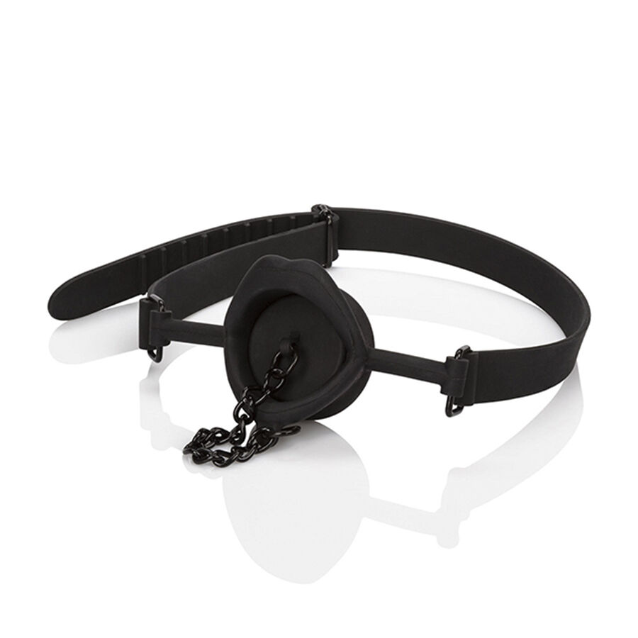 Alternative view of CALEXOTICS - SCANDAL GAG WITH BLACK SILICONE PLUG