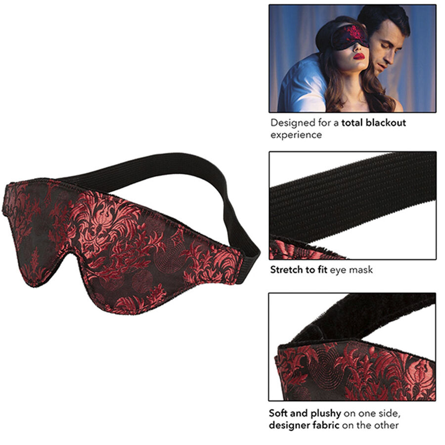 CALEXOTICS - SCANDAL OPAQUE EYE MASK WITH RED DETAILS - Bild 6