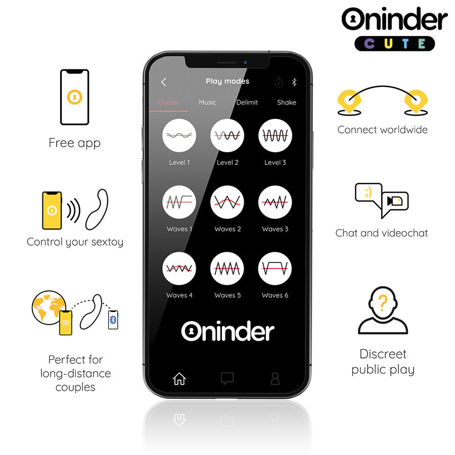 ONINDER CUTE - LOVE BUDDY MASTER G-SPOT VIBRATOR - FREE WORLDWIDE APP - Bild 6