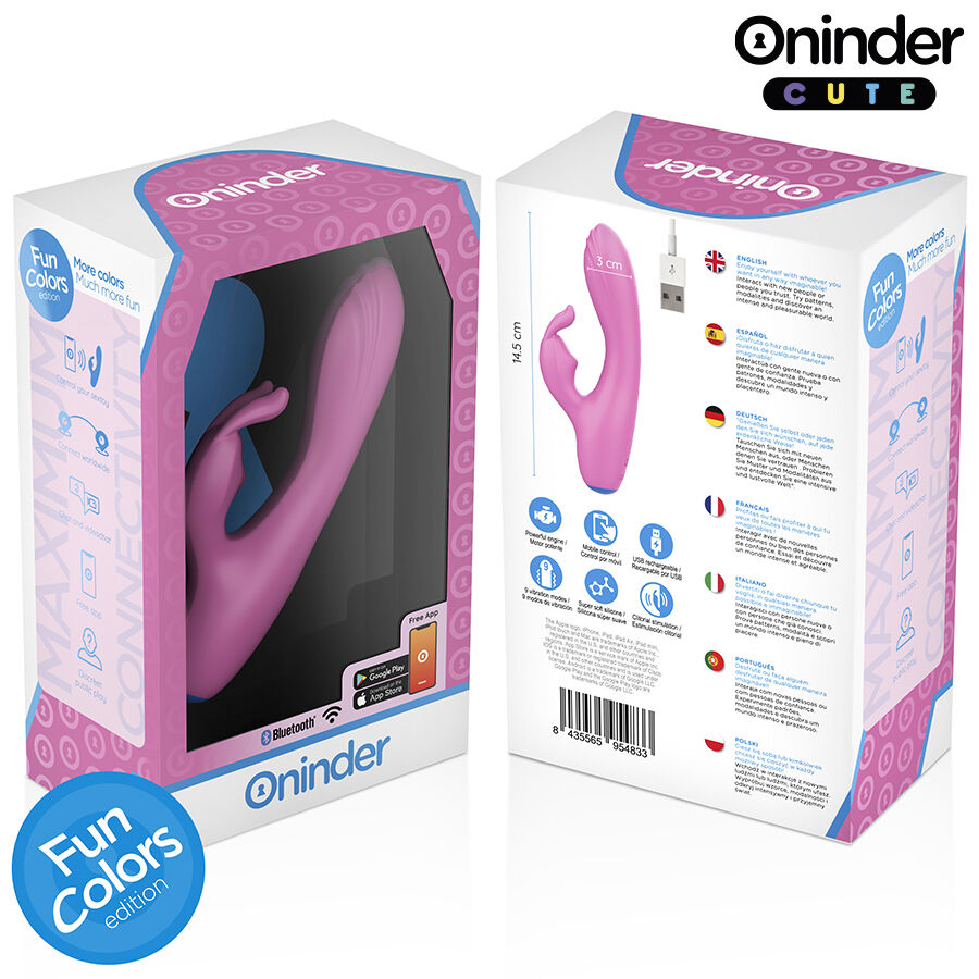 ONINDER CUTE - LOVE BUNNY VIBRATOR G-SPOT CLITORIS - FREE WORLDWIDE APP - Bild 6