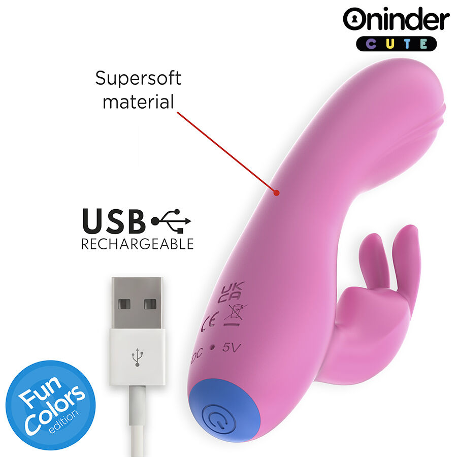ONINDER CUTE - LOVE BUNNY VIBRATOR G-SPOT CLITORIS - FREE WORLDWIDE APP - Bild 8