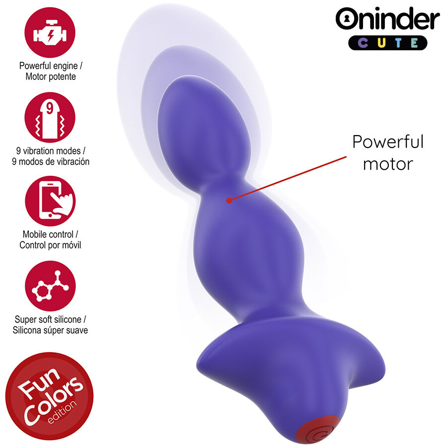 ONINDER CUTE - LOVE BUTT VIBRATING ANAL PLUG DILATOR - FREE WORLDWIDE APP - Bild 4