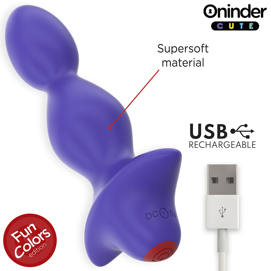 ONINDER CUTE - LOVE BUTT VIBRATING ANAL PLUG DILATOR - FREE WORLDWIDE APP - Bild 5