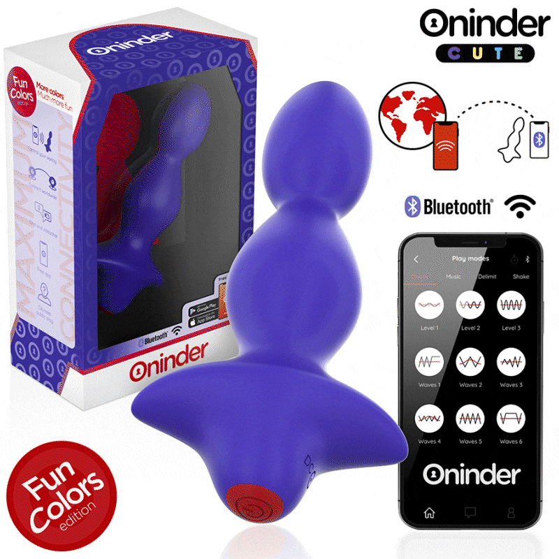 ONINDER CUTE - LOVE BUTT VIBRATING ANAL PLUG DILATOR - FREE WORLDWIDE APP - Bild 8