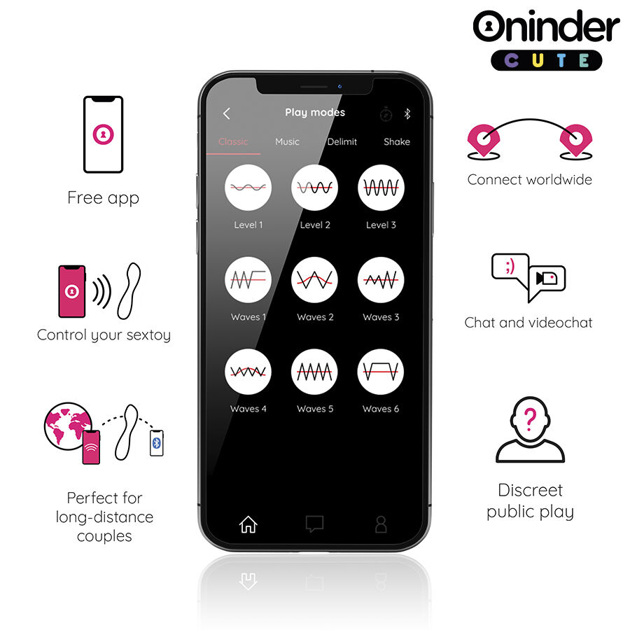 ONINDER CUTE - LOVE BUDDY MASTER G-SPOT VIBRATOR - FREE WORLDWIDE APP - Bild 6