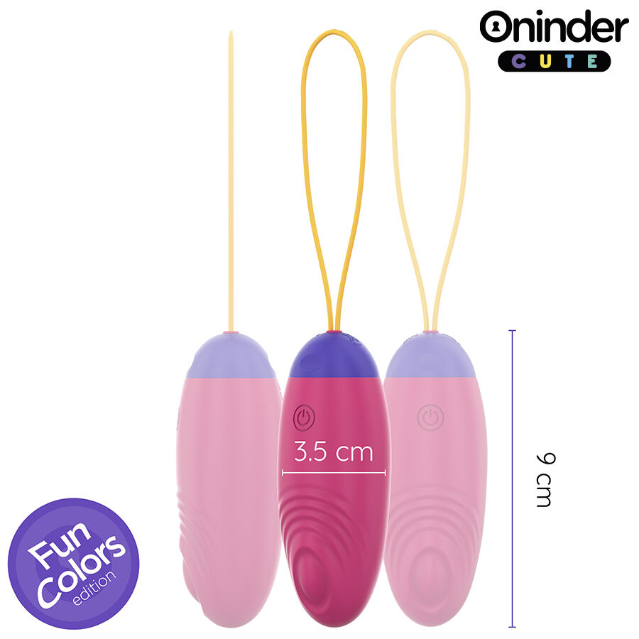 ONINDER CUTE - LOVE PLEASURE VIBRO-WAVE TAPPING SILICONE EGG - FREE GLOBAL APP - Bild 5