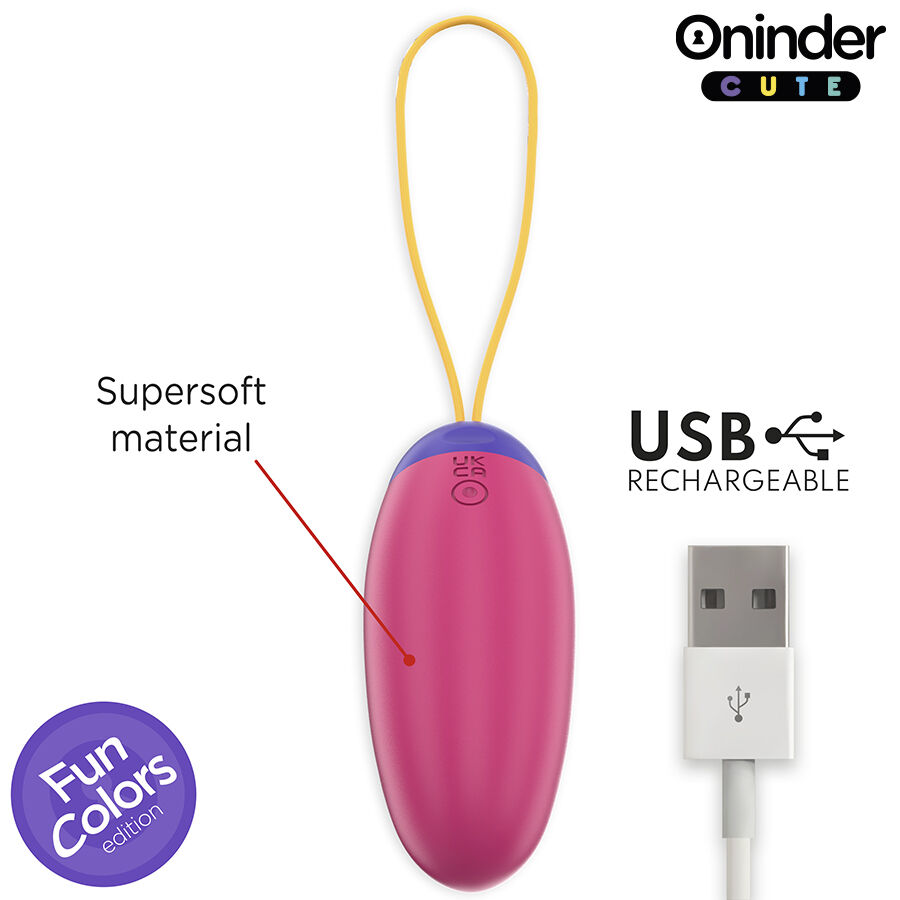 ONINDER CUTE - LOVE PLEASURE VIBRO-WAVE TAPPING SILICONE EGG - FREE GLOBAL APP - Bild 8