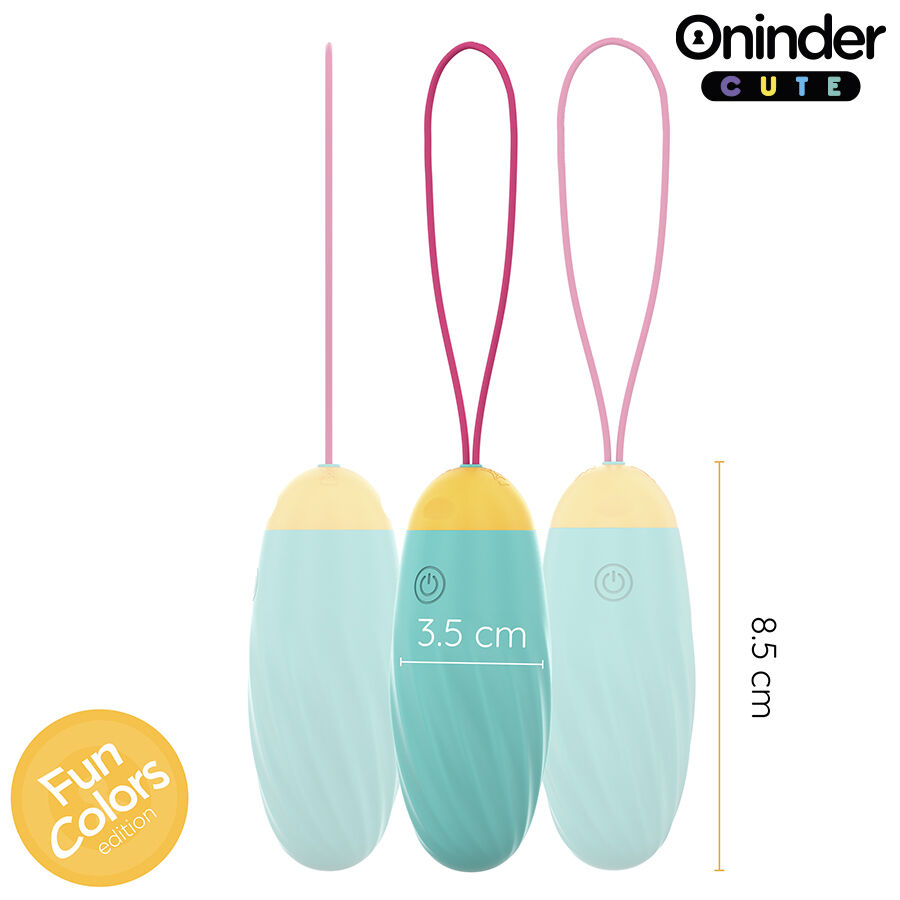 ONINDER CUTE - LOVE PLEASURE VIBRATING EGG - ROTATING SILICONE GEMS - FREE GLOBAL APP - Bild 7