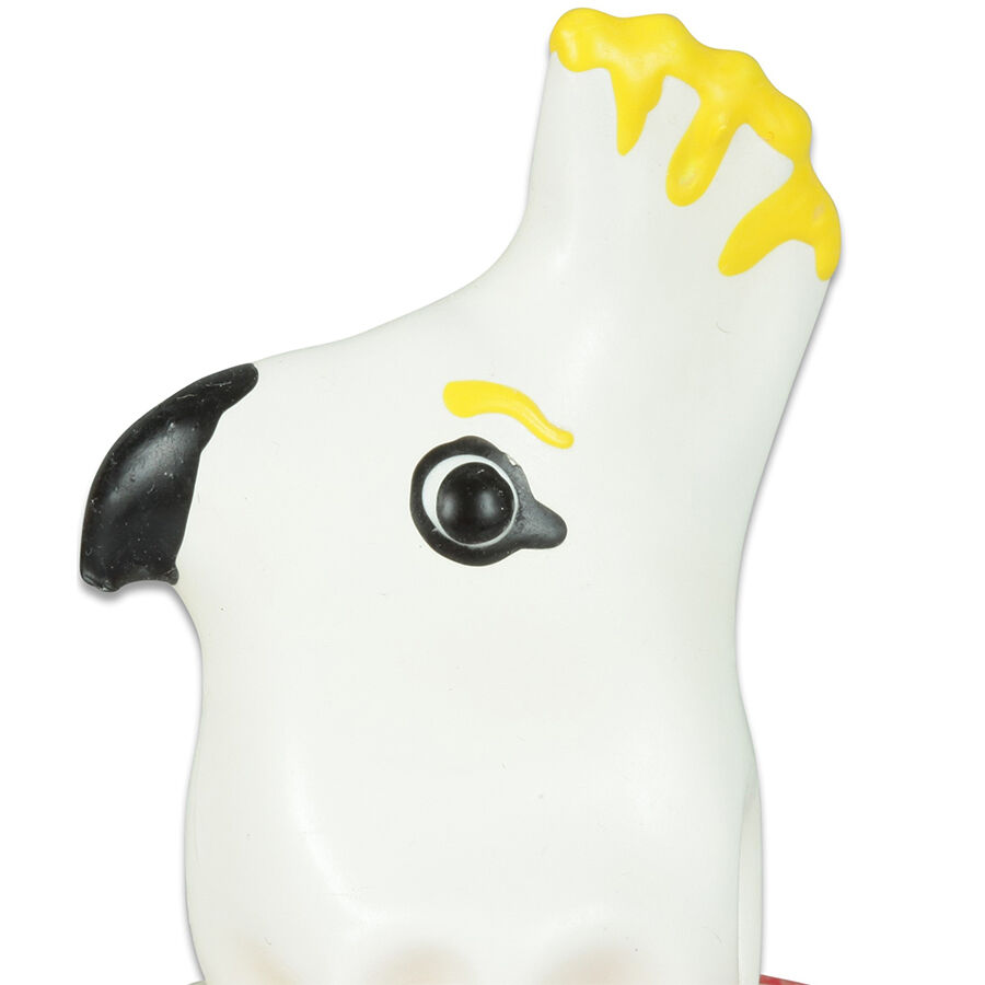 Alternative view of CONDOMERIE - HANDPAINTED NOVELTY CONDOMS PARROT WHITE