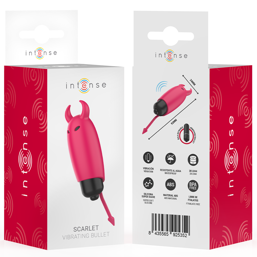INTENSE - SCARLET VIBRATING BULLET RED DEMON 9.3 X 2.4 CM - Bild 6