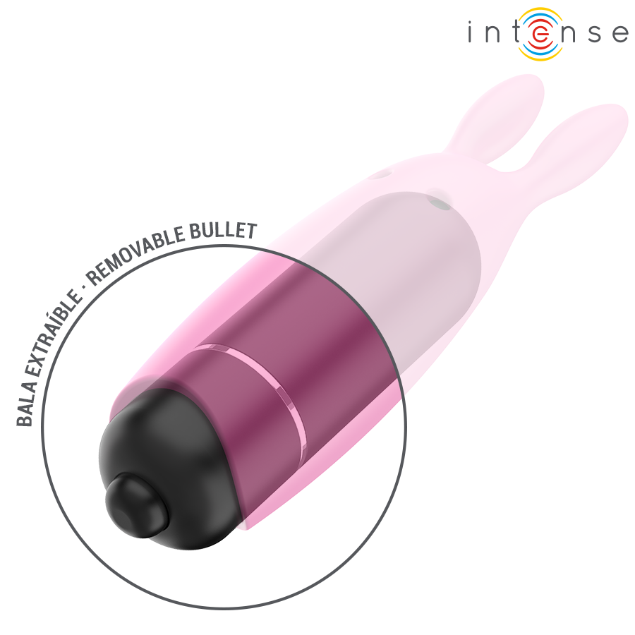 INTENSE - HOPPER PINK VIBRATING BULLET 8.3 X 2.4 CM - Bild 5