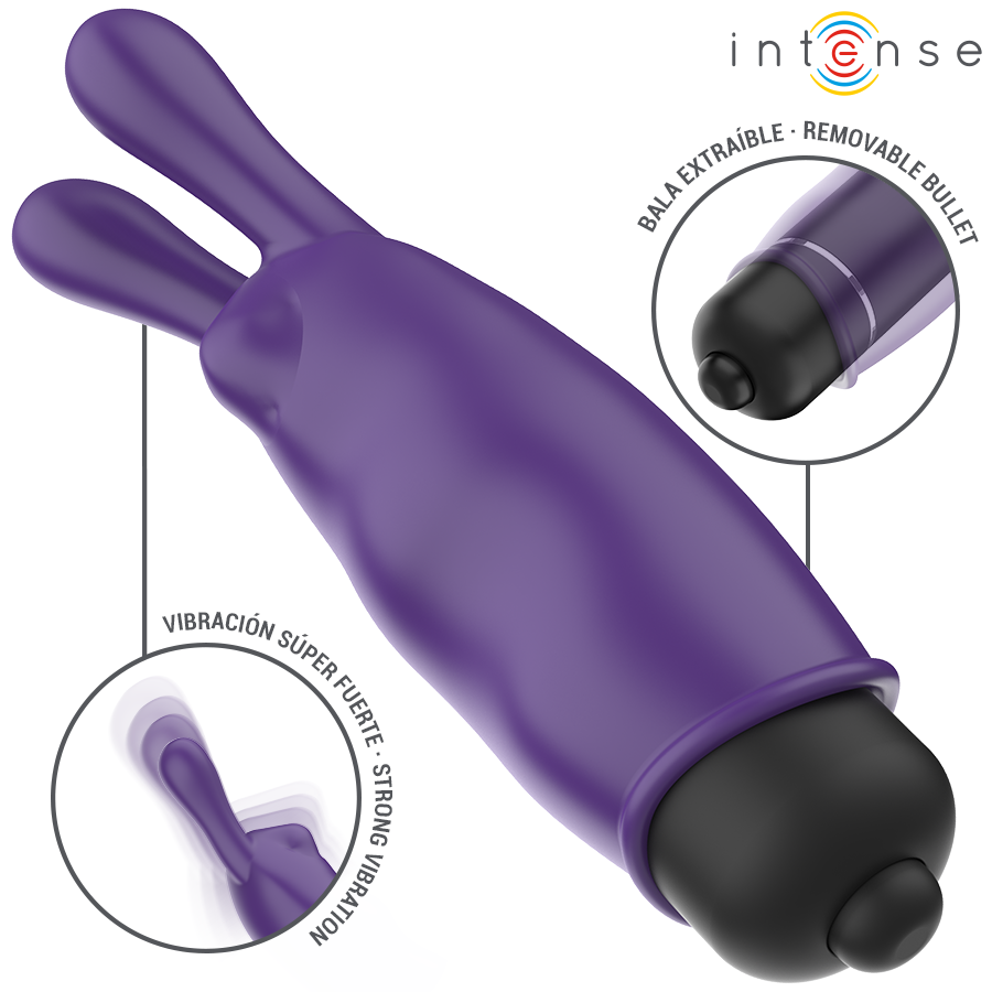 INTENSE - MYSTIC PURPLE VIBRATING BULLET 8.7 X 2.4 CM - Bild 3