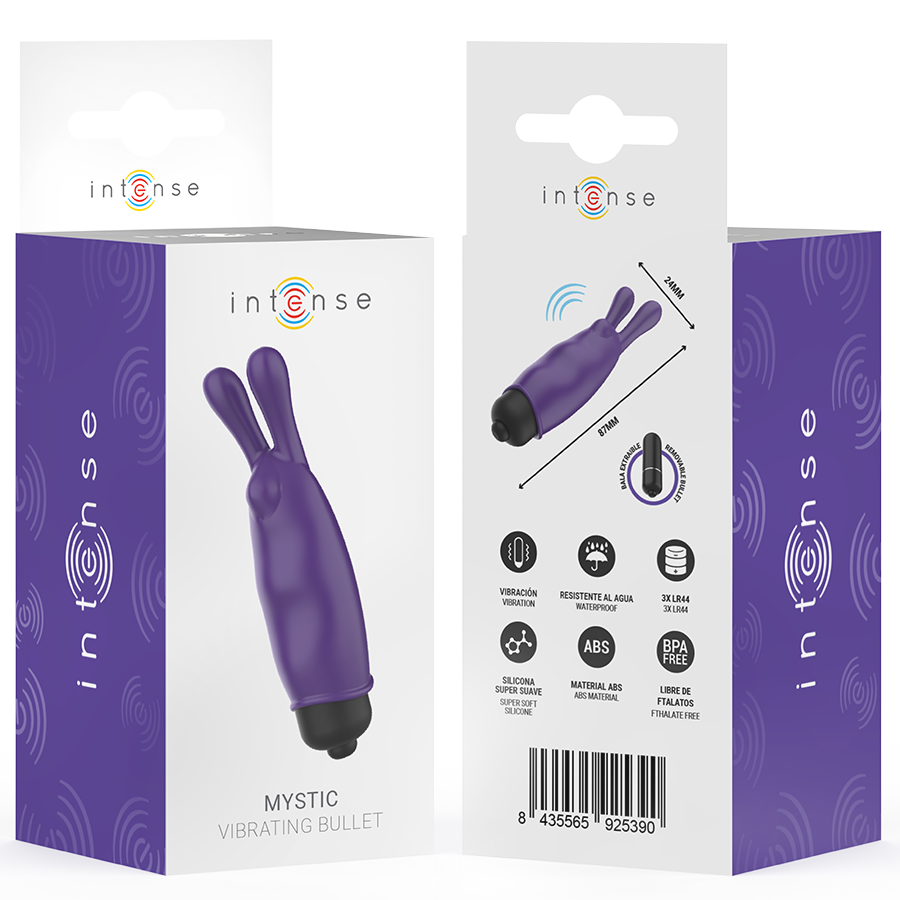 INTENSE - MYSTIC PURPLE VIBRATING BULLET 8.7 X 2.4 CM - Bild 6