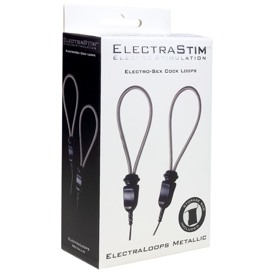 ELECTRASTIM - ELECTRALOOPS E-STIM ADJUSTABLE METAL PENIS RINGS - Bild 2