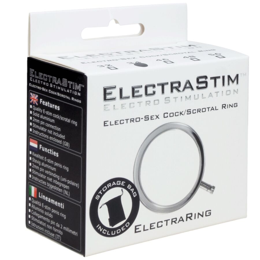 ELECTRASTIM - ELECTRARINGS METAL PENIS RING 32 MM - Bild 2