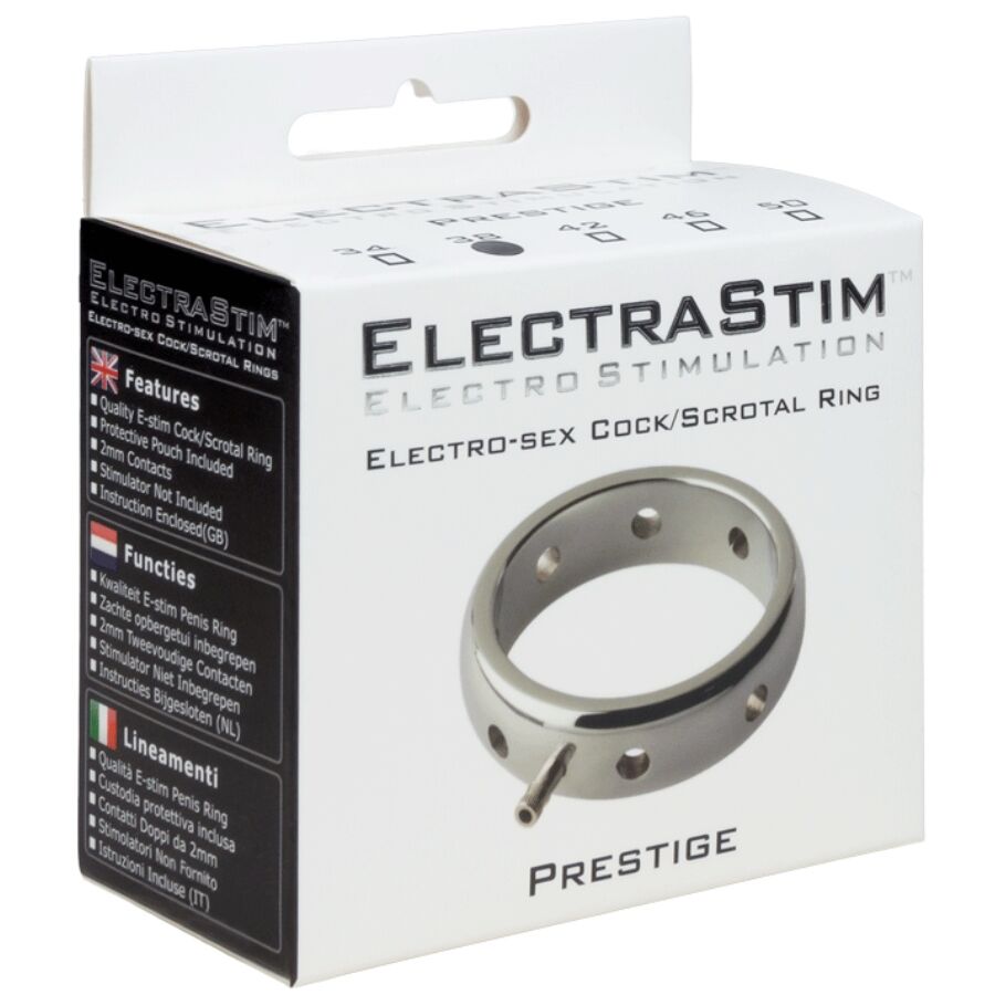 ELECTRASTIM - PRESTIGE ELECTROMAGNETIC METAL PENIS RING 50 MM - Bild 4