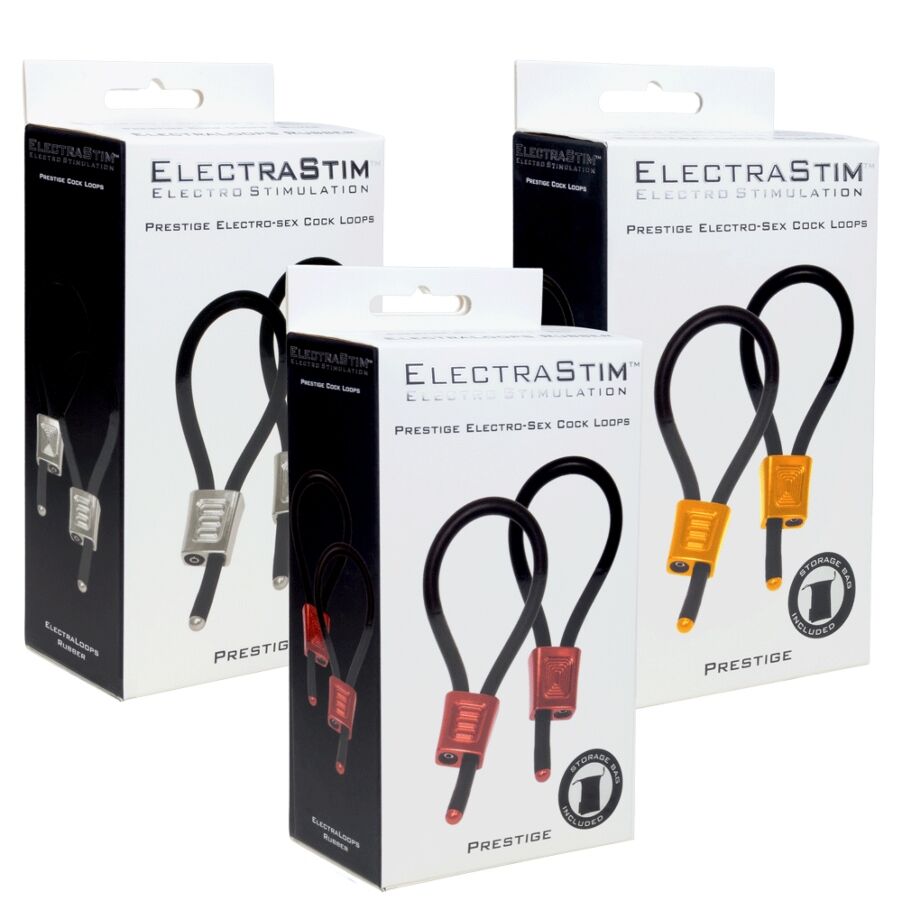 ELECTRASTIM - PRESTIGE ELECTRA LOOPS ADJUSTABLE COCK RINGS RED - Bild 4